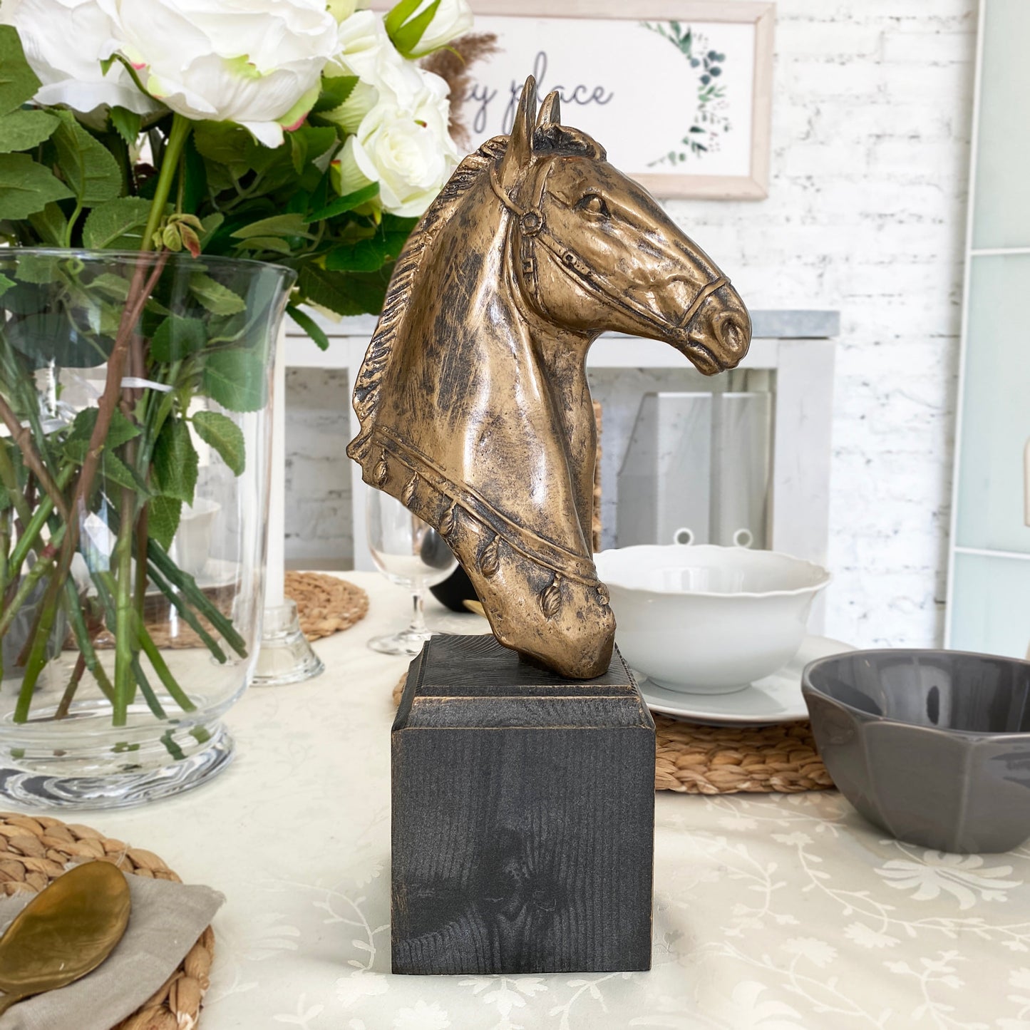 Horse Mustang Sculpture