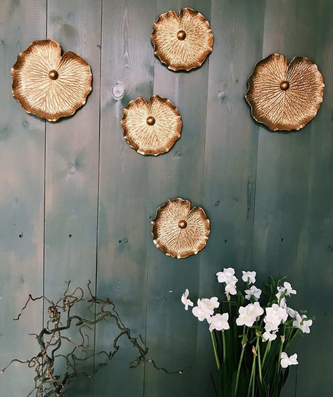 Water Lily Wall Decor in White ( + more colors)