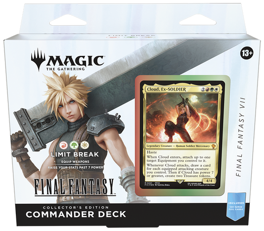 Magic: The Gathering - Universes Beyond - Final Fantasy - Collector Commander Deck - Cloud, Ex-Soldier