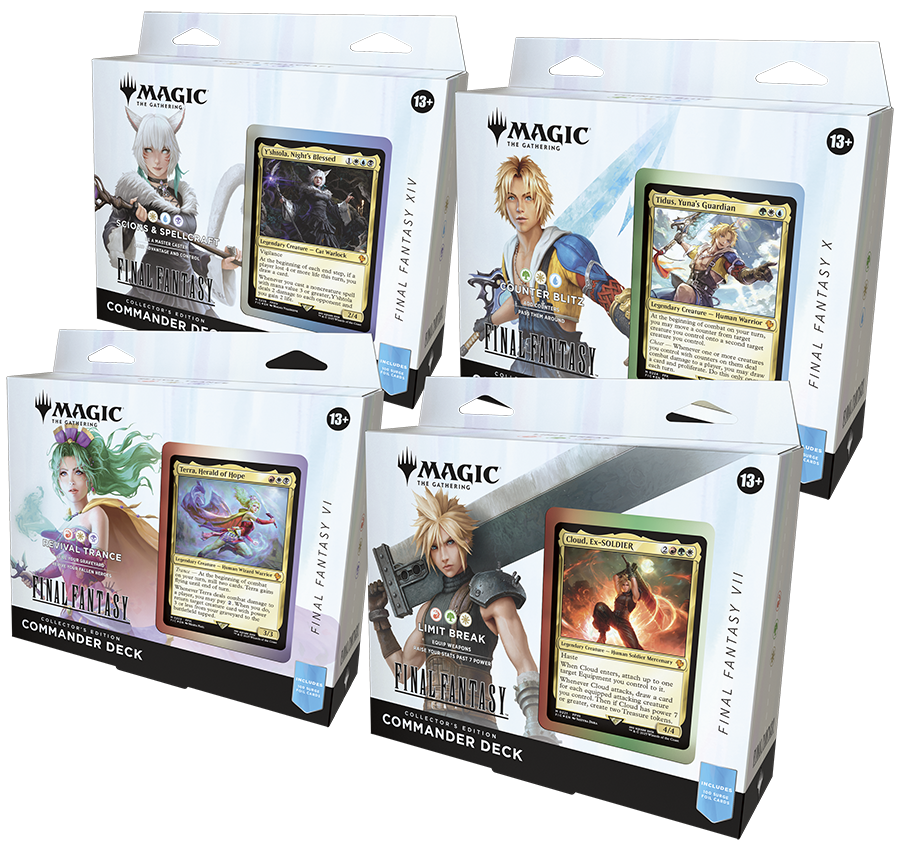 Magic: The Gathering - Universes Beyond - Final Fantasy - Collector Commander Deck - Bundle