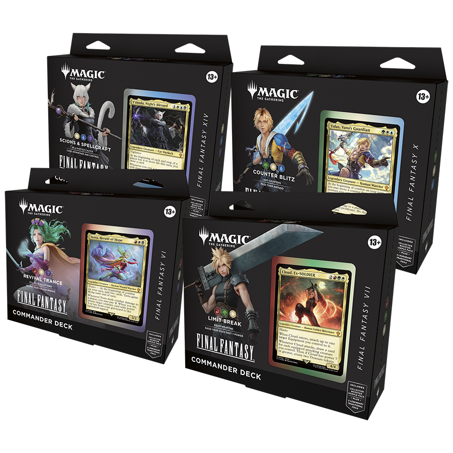 Magic: The Gathering - Universes Beyond - Final Fantasy - Commander Deck - Bundle