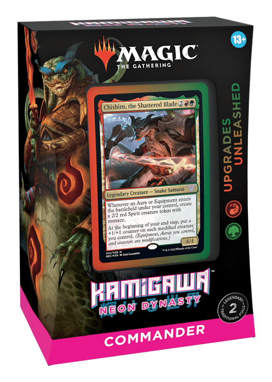 Magic: The Gathering - Kamigawa Neon Dynasty Commander Deck - Upgrades Unleashed