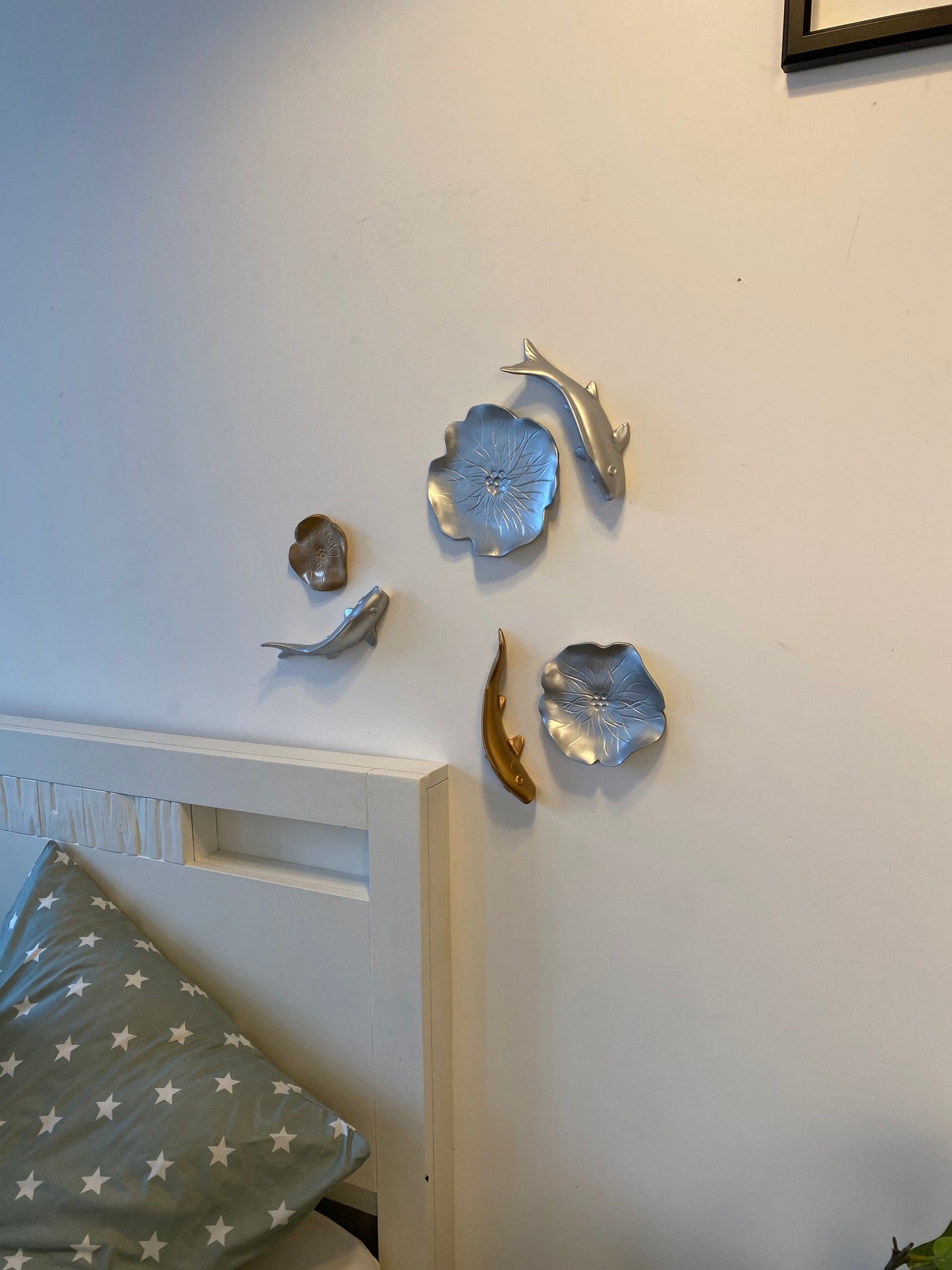Water Flower Wall Decor in Gold ( + more colors)